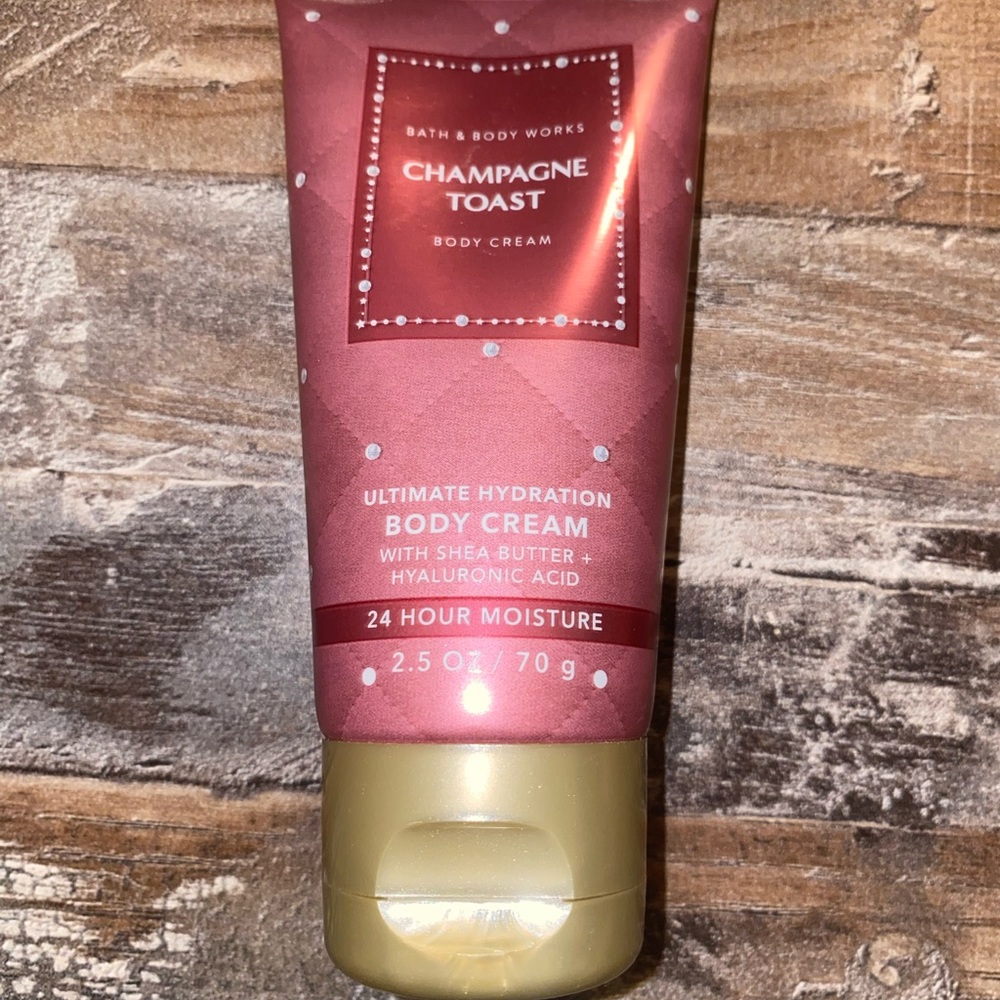 Bath & Body Works Champagne Toast Body Cream - Pink & Gold